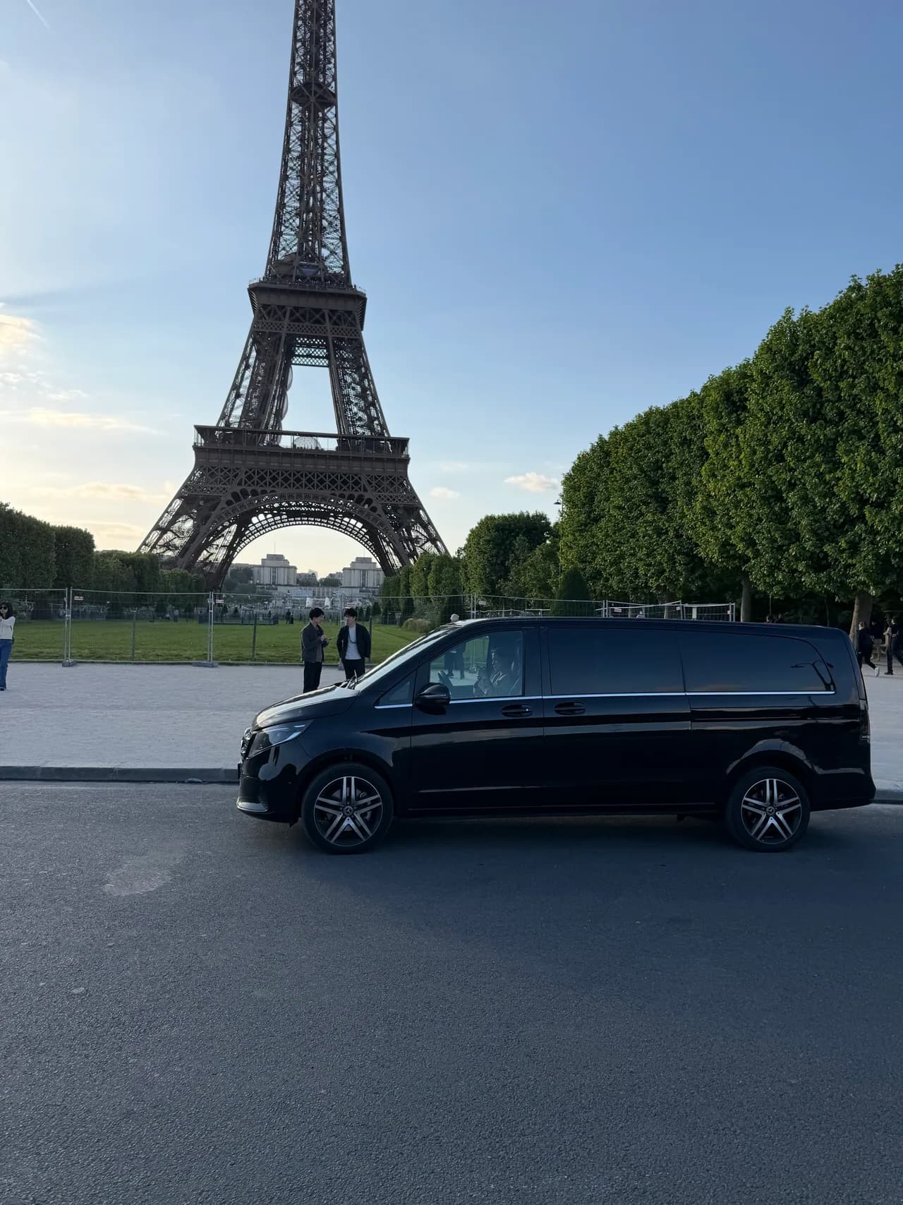 Mercedes V-Klasse im Chauffeurservice auf Fernstrecke