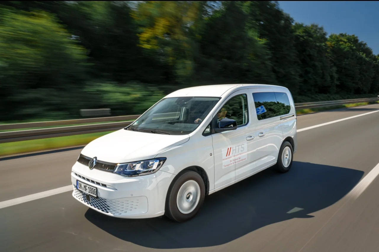 HTS VW Caddy für Stadtkurier- und Direktfahrten auf der Autobahn